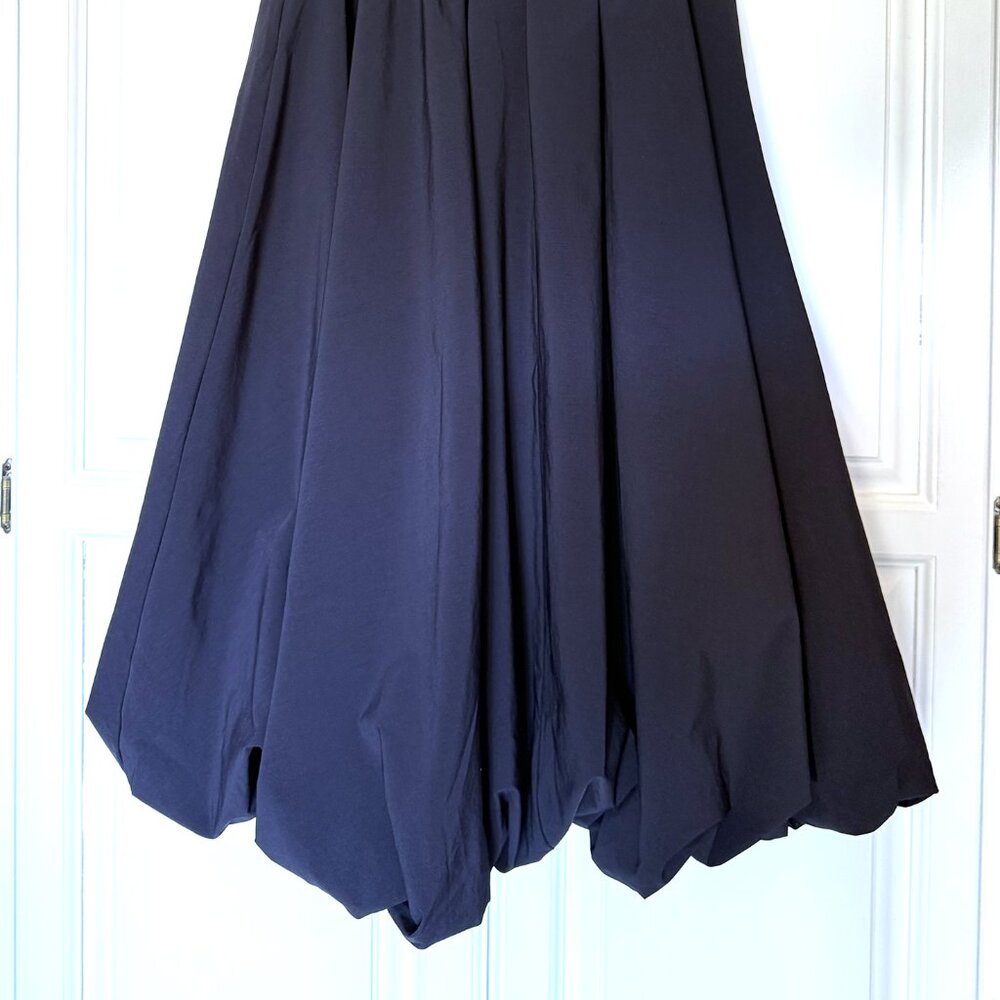 EXTRO&VERT LILY A-LINE BUBBLE MIDI SKIRT - Picture 7 of 10